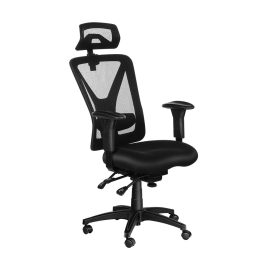 BlitzWolf® BW-HOC5 Sedia da ufficio dal design ergonomico Sedia in rete con braccioli regolabili Poggiatesta e supporto lombare Meccanico multifunzionale Grande ufficio a dondolo e inclinazione Casa