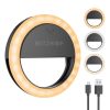 BlitzWolf® BW-SL0 Pro LED Luce ad anello Luce di riempimento a clip Mini luci portatili per selfie 600mAh 1000 lumen Luci per selfie ad alta luminosità