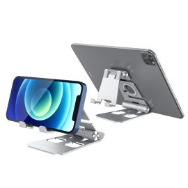 BlitzWolf® BW-TS4 3 in 1 Tablet / Phone Holder Portatile Pieghevole Online Learning Live Streaming Desktop Stand Guarda Tablet Phone Holder per iPhone 12 Poco per Samsung Galaxy S21 X3 NFC