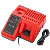 Doppio caricatore Milwakee 12 / 14.4 / 18V 3.0A per Milwakee M12 M18 48-59-1812 48-59-1808 48-11-1811 48-11-1815 48-11-1820 48-11-1822 48-59-1813 Batteria Attrezzo