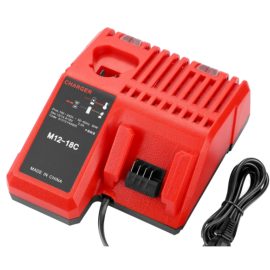 Doppio caricatore Milwakee 12 / 14.4 / 18V 3.0A per Milwakee M12 M18 48-59-1812 48-59-1808 48-11-1811 48-11-1815 48-11-1820 48-11-1822 48-59-1813 Batteria Attrezzo