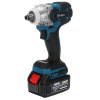 Drillpro 388VF 2 in1 520N.m senza spazzola Impact strappo Cordless Electric cacciavite Trapano elettrico con 1/2x Batteria