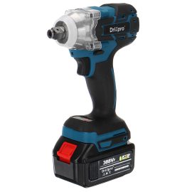 Drillpro 388VF 2 in1 520N.m senza spazzola Impact strappo Cordless Electric cacciavite Trapano elettrico con 1/2x Batteria