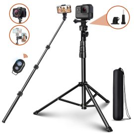 ELEGIANT EGS-08 Selfie multifunzionale bastone Supporto per telefono con treppiede telescopico regolabile in altezza da 1
