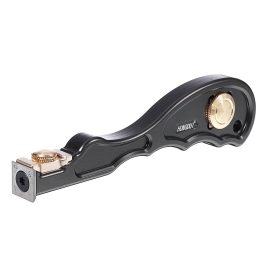 HONGDUI 2 in 1 mini inserto in metallo duro per raschietto raschietto raschietto rimozione asta in lega di alluminio strumento per la lavorazione del legno