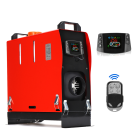 Hcalory All in One Unità 8KW 12V Strumento di riscaldamento per auto Diesel Riscaldatore ad aria a foro singolo LCD Monitor per riscaldatore di parcheggio per auto