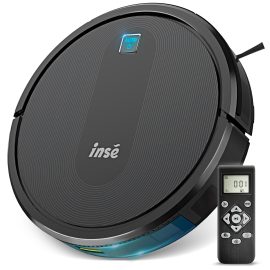 INSE E6 Robot aspirapolvere 2200Pa Forte aspirazione 2600mAh Batteria Vita 4 modalità di pulizia per peli di animali domestici