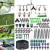 JETEVEN Kit di irrigazione a goccia 30M Irrigatore automatico Giardino fai-da-te Irrigazione Micro Sistema di irrigazione a goccia Kit tubi