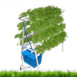 Kit di coltivazione idroponica 110-220 V 8 tubi 4 strati Kit sistema di piantagione di ortaggi da giardino a 72 fori idroponici