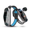 LEMFO LT04 Wireless bluetooth Auricolare Polsino con schermo a colori BT5.0 Orologio intelligente con monitor O2 per frequenza uditiva