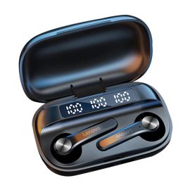 Lenovo QT81 TWS bluetooth 5.0 Auricolare LED Alimentazione Display 1200mAh HiFi Stereo Bass Cuffie sportive impermeabili con microfono