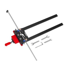 Maschera di scorrimento per cassetti in lega di alluminio VEIKO con morsetto regolabile per l'installazione di guide per cassetti dell'armadio per la lavorazione del legno