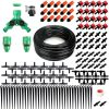 OUTERDO 40M Foschia Sistema di irrigazione di raffreddamento Kit di irrigazione a goccia Micro Kit di irrigazione per piante da giardino Patio Flusso automatico