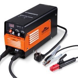 Saldatrice inverter Topshak TS-EM3 220V 160A TIG/MMA Doppia modalità di saldatura Hot Start & Arc Force Sistema inverter IGBT Ventola di raffreddamento intelligente Saldatrice con occhiali protettivi