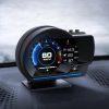 Smart Car OBD2 GPS Indicatore HUD Head-Up Digital Display Tachimetro Turbo RPM Allarme