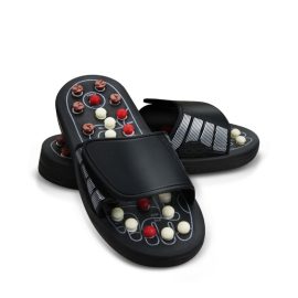 TENGOO 1 paio di piedi Massaggio Pantofole Riflessologia plantare Agopuntura Terapia Massaggior Walk Stone Scarpe Agopuntura Cobblestone Massaggior