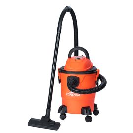 Topshak TS-VC1 Aspirapolvere a secco e umido da 5 galloni Aspirapolvere a 3 funzioni 16Kpa Asciutto / umido / Soffiatore con ruota