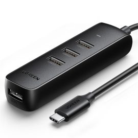 UGREEN CM416 Hub USB 4 in 1 USB3.0 350 M / s Trasmissione Plug & Usa Docking Station Type-C / Hub di espansione interfaccia USB