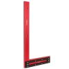 VEIKO Righello quadrato ad angolo retto quadrato da 600 mm in lega di alluminio grande per la lavorazione del legno
