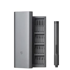 XIAOMI Mijia Electric Precision cacciavite 350 mAh 200 rpm Type-C Strumento di riparazione ricaricabile a 2 marce con custodia magnetica e 24 pezzi S2 punte in acciaio