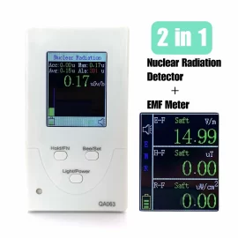 Coupon 2in1 Nuclear Radiation Detector Electromagnetic Radiometer Radiation Dosimeter Geiger Counter Personals Dosimeter X-ray Beta Gamma Iodine 131 Detector – Electromagnetic Radiation