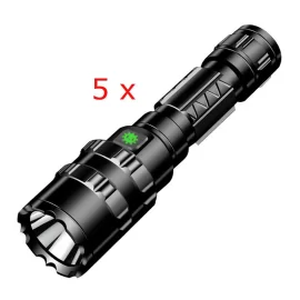 Coupon 5pcs XANES 1102 L2 5Modes 1600 Lumens USB Rechargeable Camping Hunting LED Flashlight 18650