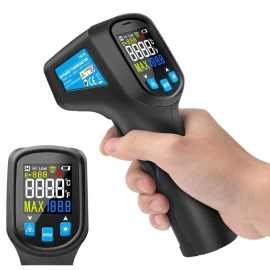 Coupon ANENG TH01B -50~600°C Digital Infrared Thermometer IR Laser Temperature Sensor No Contact Thermometer Meter Pyrometer