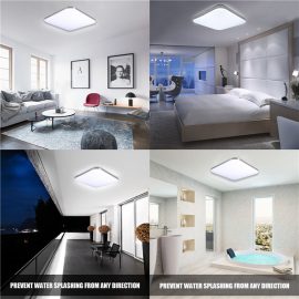 Coupon AUGIENB 16W 1400LM Energy Efficient LED Ceiling Light Modern Flush Mount Fixture Lamp AC110-240V