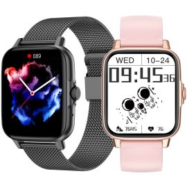 Coupon Bakeey GT50 1.69 inch Full Touch Screen NFC BT Calling Heart Rate Blood Pressure Oxygen Monitor Multi-sport Modes IP67 Waterproof Smart Watch