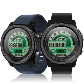 Coupon Bakeey S28 1.21 inch Full Touch Screen Sport Tracker Heart Rate Monitor Compass Call SMS Reminder Remote Control 3ATM Waterproof Smart Watch