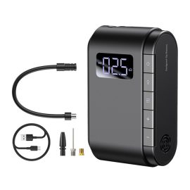 Coupon Baseus 150PSI Digital Car Air Compressor Wireless Tyre Inflator Motorcycle Bicyle Tire Inflatable Portable Electric Auto Pump