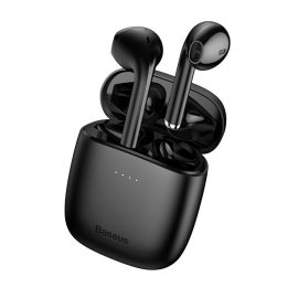 Coupon Baseus W04 TWS Wireless bluetooth Earphone HiFi Sports Earbuds Smart Touch Headset Headphone with Mic