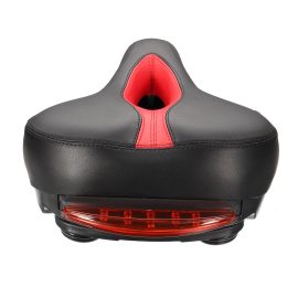 Coupon BIKIGHT LED Bike Seat Safety Taillight Breathable Shockproof Cycling Saddle Seat Cushion