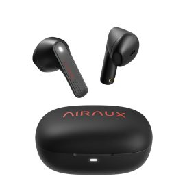 Coupon BlitzWolf® AIRAUX AA-UM4X bluetooth V5.0 Half In-ear TWS Earbuds HiFi Stereo Touch Control Earphone Waterproof Headset with Mini Charging Box