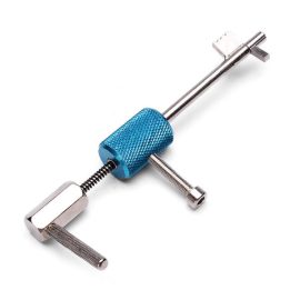 Coupon DANIU Civil Lock Quick Forced Open Lock Picks Locksmith Tool Silver + Blue