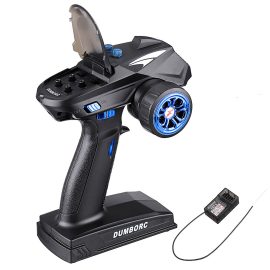 Coupon DumboRC X6 2.4GHz 6CH FHSS Radio Transmitter Support Gyro Sensitivity Adjustment with X6FG RC Receiver for JJRC Q65 MN-90 RC Car Boat Tank Model Parts