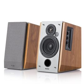 Coupon EDIFIER R1600TIII 60W Subwoofer Multimedia Computer Speaker Desktop 2.0 Wooden Bass Bookshelf Active Speaker