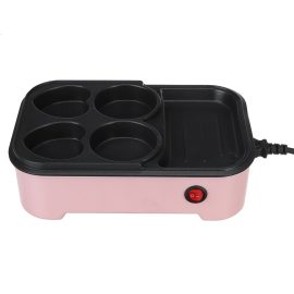 Coupon Electric Food Maker Non Stick Baking Pancake Pan Frying Griddle Machine Kit 700W