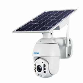 Coupon ESCAM QF280 1080P Cloud Storage PT WIFI PIR Alarm IP Camera With Solar Panel Full Color Night Vision Two Way IP66 Waterproof Audio Camera