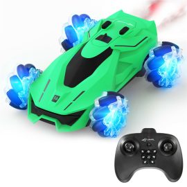 Coupon FLYHAL FC16 1/24 4WD Lateral Stunt RC Car With Spray With Two Batteries