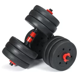 Coupon GEEMAX Adjustable Dumbbell 30kg Non-slip Dumbbells Gym Exercise Training Tools Home Sport