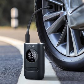 Coupon iMars® Enusic™ 4000mAh 150PSI OLED Display Wireless Air Pump Digital Tire Pressure Detection LED Tyre Inflator TP03 For Car Bike Motorcycle Ball Toy
