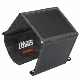 Coupon iMars SP-B21 21W Solar Panel Mini Foldable Waterproof Sun Power USB QC 3.0 Charger for Hiking Camping Mobile Phones