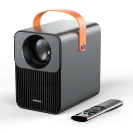 Coupon JIRENO Cube 4 Projector Android TV 9.0 Automatic Focusing 500ANSI Lumens 1080P Full HD 5G WiFi bluetooth 5.0 with 6D Automatic Correction for Home Entertainment