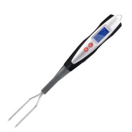 Coupon KCH-203 BBQ Instant Read Digital Blue Backlit Kitchen Meat Thermometer with Long Forks