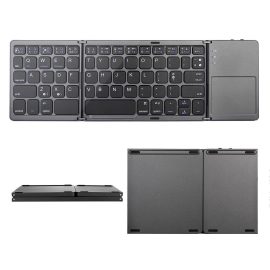 Coupon Mini Foldable Touch 3.0 bluetooth Keyboard For Samsung Dex Win/iOS/Android System