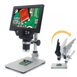 Coupon MUSTOOL G1200 Digital Microscope 12MP 7 Inch Large Color Screen Large Base LCD Display 1-1200X Continuous