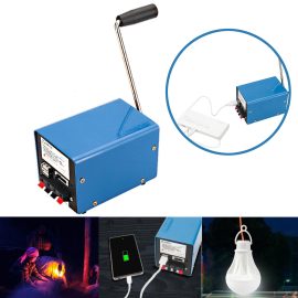 Coupon Outdoor 20W Manual Hand Generator DIY USB Electric Dynamo Power Emergency Phone Charger