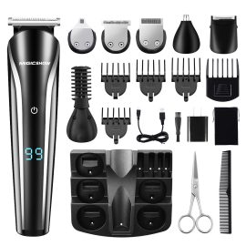Coupon Professional Hair Trimmer Men MIGICSHOW Beard Trimmer Shaving 11 In 1 Electric Hair Trimmer Shaver Remove Nose Hair Ears Body Underarm Legs Waterproof