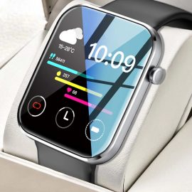 Coupon SENBONO LIFE1 1.69 inch Full Touch Heart Rate Blood Pressure Oxygen Monitor Breath Training Music Control Multiple Sport Modes 220mAh 30 Days Standby IP67 Waterproof Smart Watch